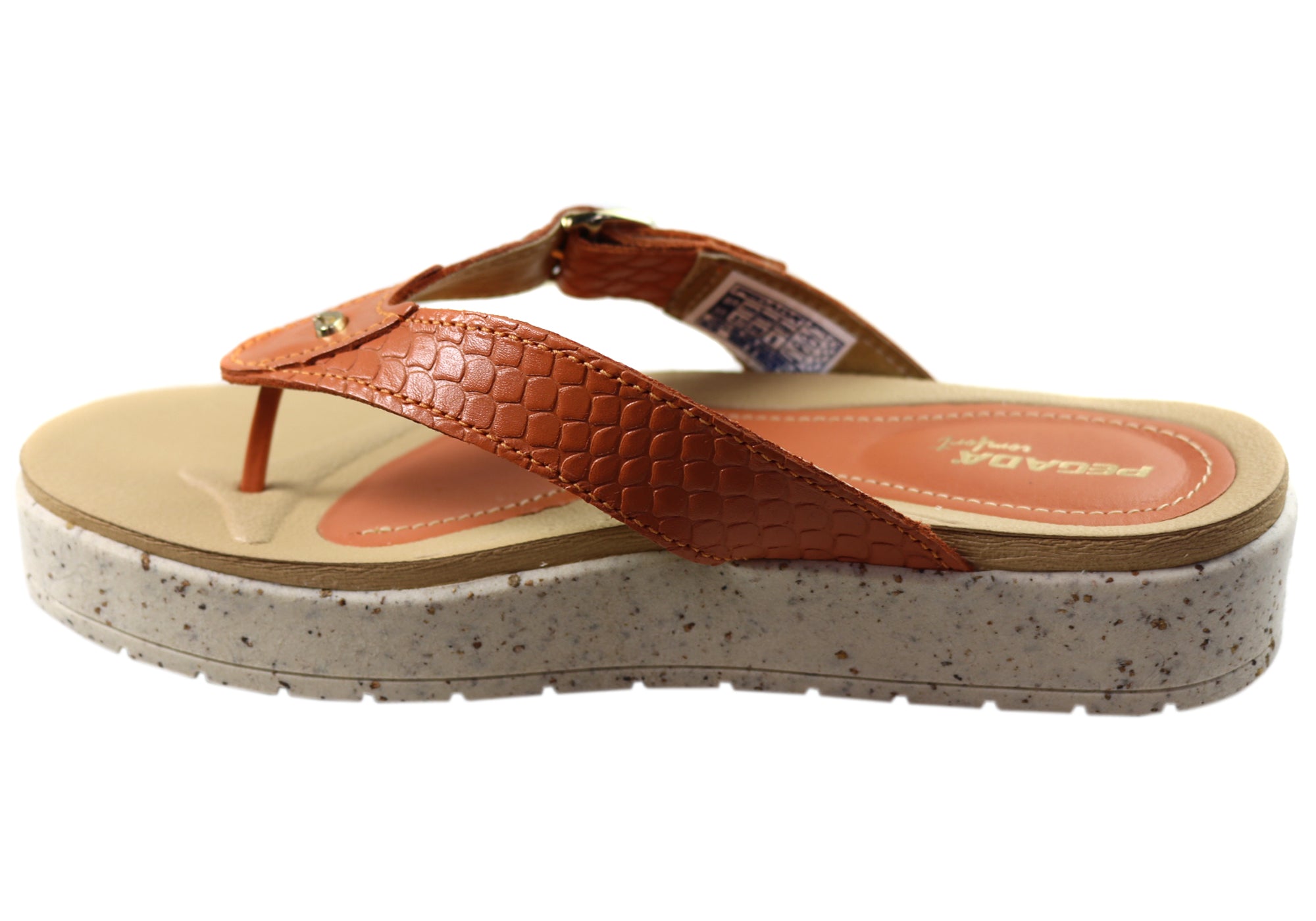 Pegada Explora Women's Comfort Leather Thong Sandals - Made in Brazil - Perfect for Beach, Vacation & Summer Outfits