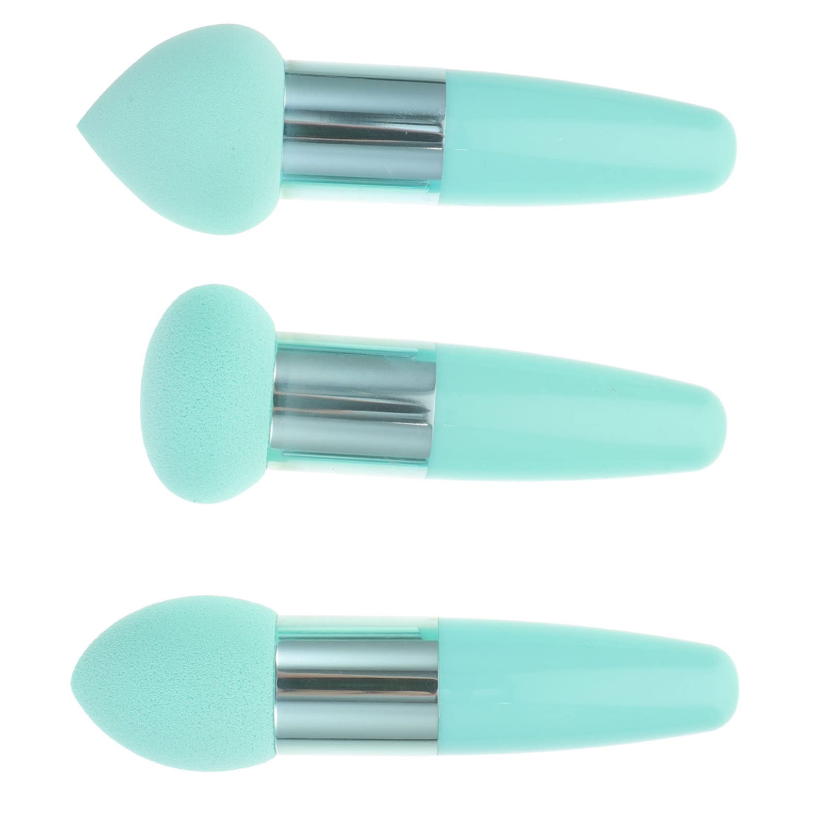 Beautyfu 3pcs Makeup Sponges - Soft Fluff for Concealer & Powder - Travel & Daily Use