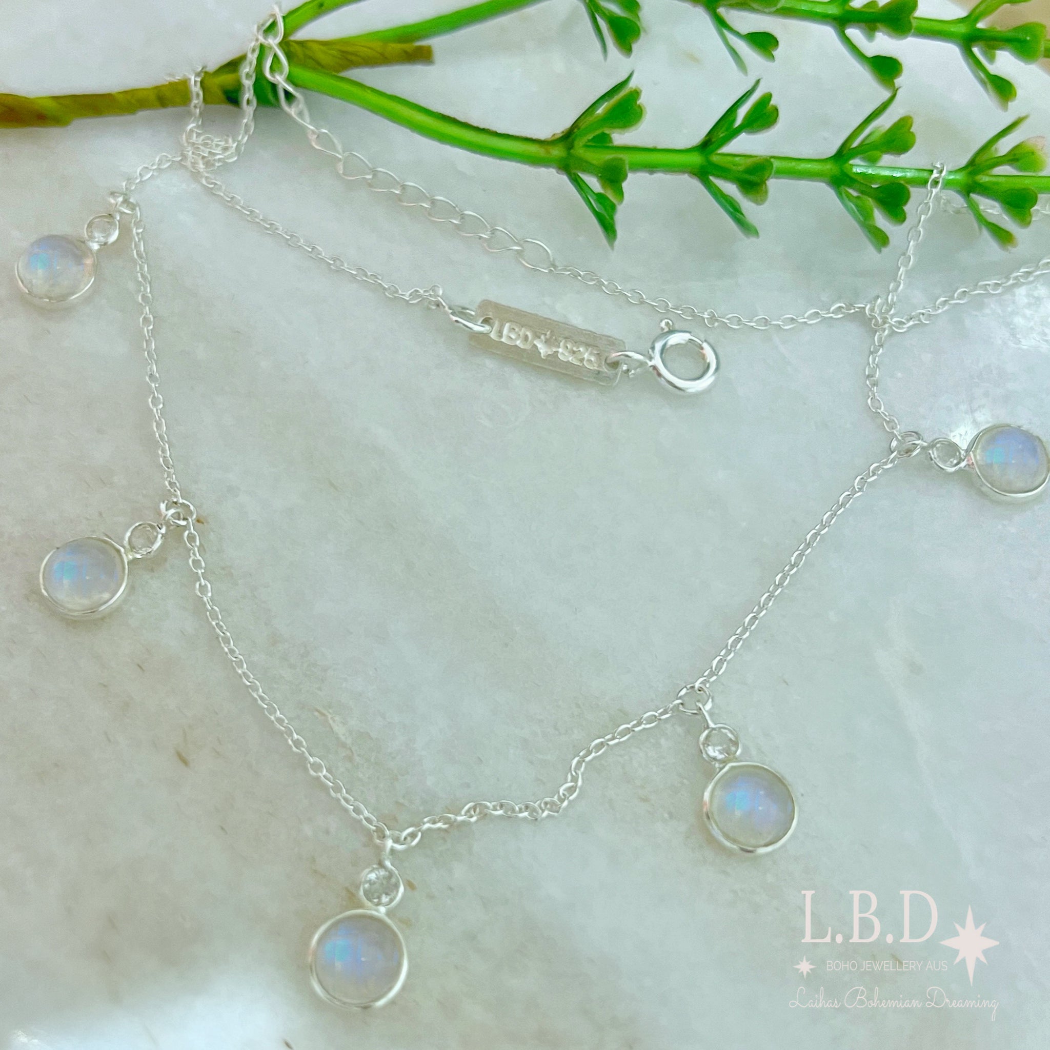Eternal Topaz and Moonstone Choker Necklace for Women - Elegant Layered Statement Jewelry for Wedding, Party & Evening Wear
