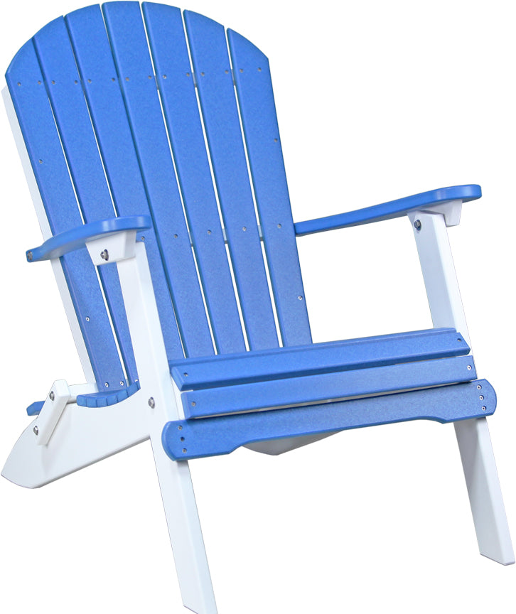 Premium Folding Adirondack Chair - Outdoor Patio Furniture, Lightweight & Weather-Resistant for Backyard, Garden, Poolside Relaxation