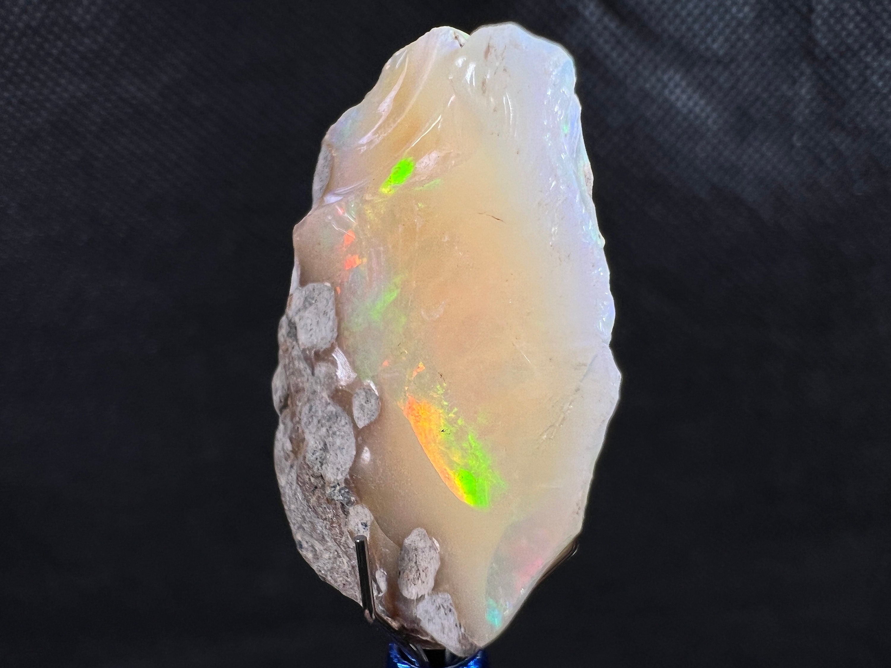 Premium 4A+ Welo Opal Raw Crystal - Natural Cutting Grade Ethiopian Opal, October Birthstone Jewelry Making (50720) | Perfect for Gem Collectors, Wire Wrapping & Unique Handmade Jewelry Designs
