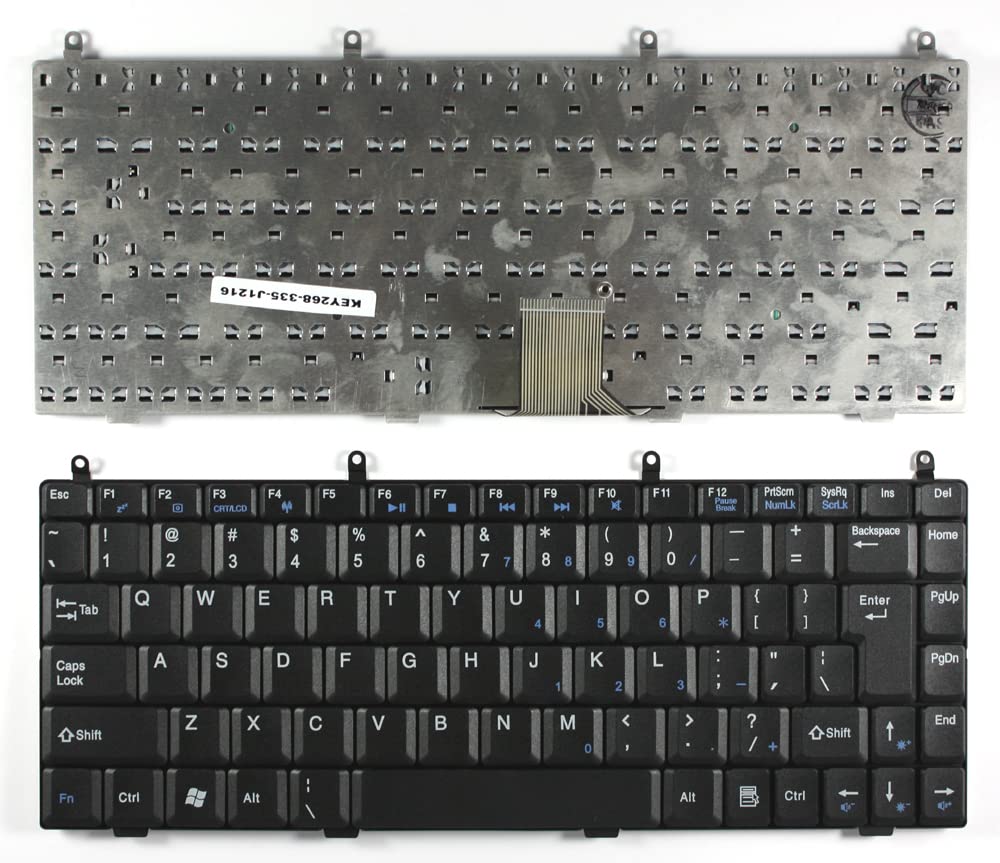 UK Layout Black Replacement Laptop Keyboard for Lenovo XR125 - Compatible with Lenovo Laptops | Perfect for Typing, Gaming & Office Work