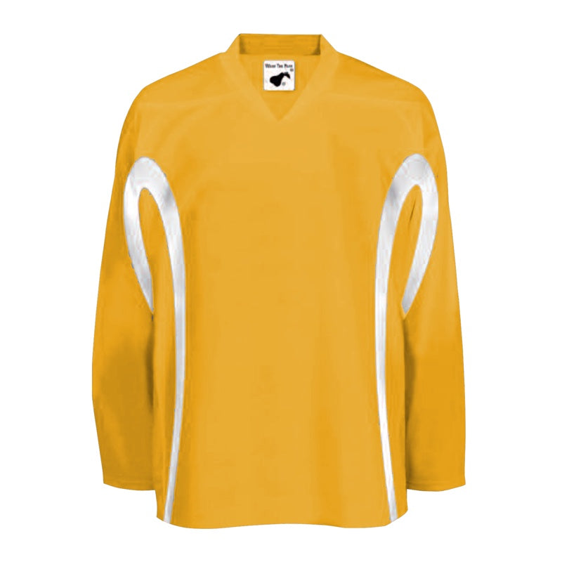 Pearsox House League Hockey Jersey - Gold - Perfect for Youth & Adult Hockey Games, Practices, and Team Events