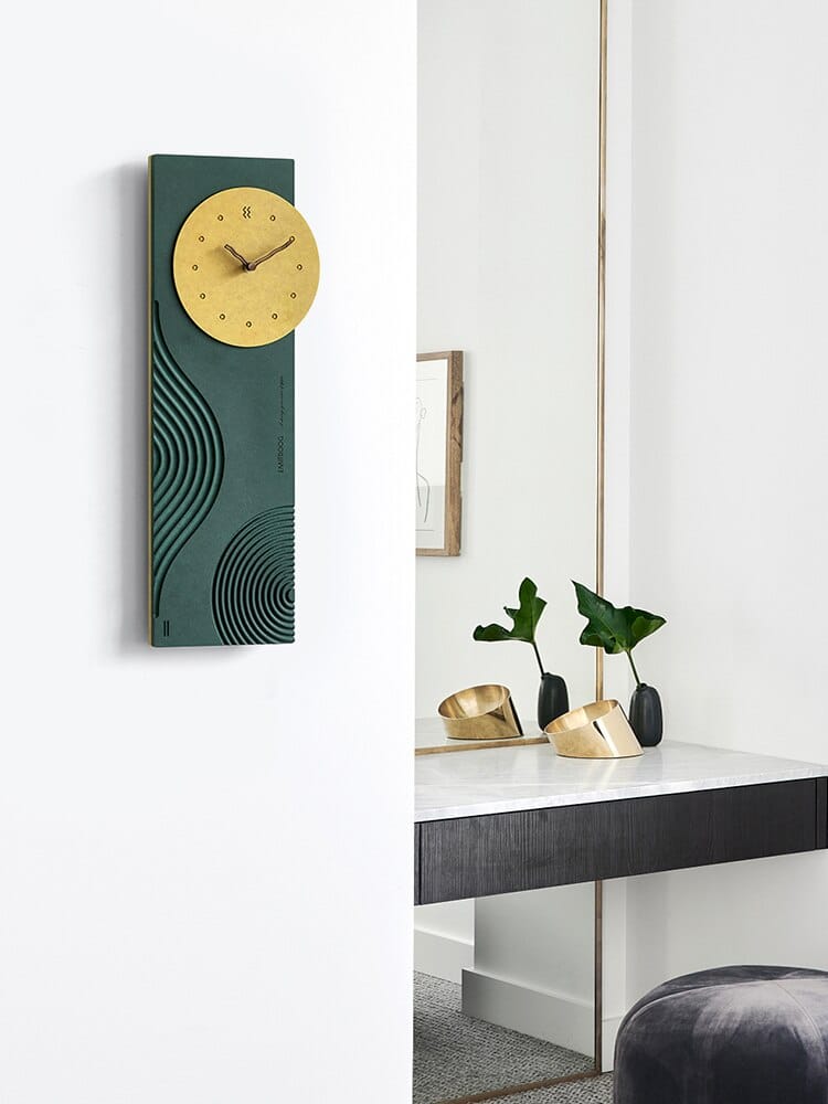 Stylish Designer Wall Clock - Modern & Functional Home Decor for Living Room, Bedroom, Office | Silent Non-Ticking Battery Operated