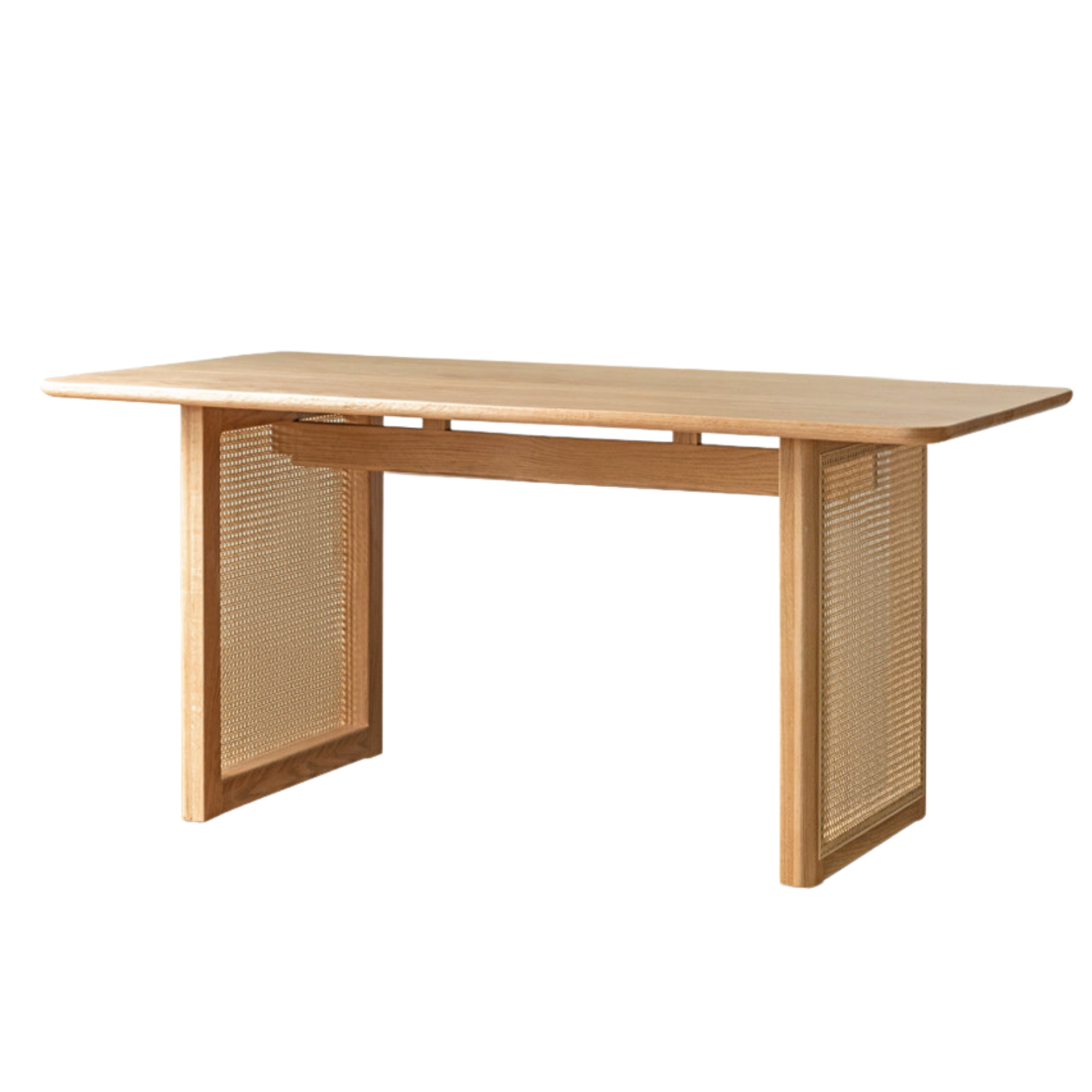 62.9x33.4x29.5 inch / 160x85x75cm / Natural Wood Color / Dining table