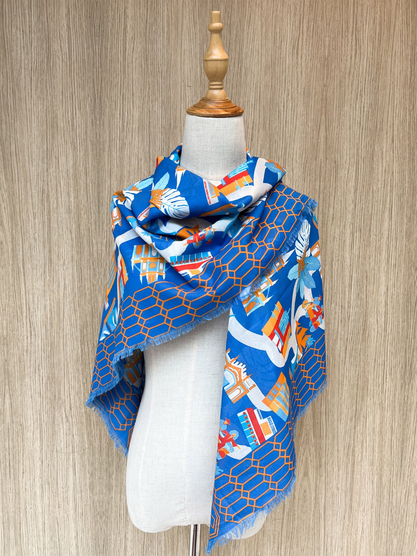 Soft Cotton Scarf for Women - Breathable & Lightweight Fashion Accessory for Everyday Wear, Travel, and Office Outfits