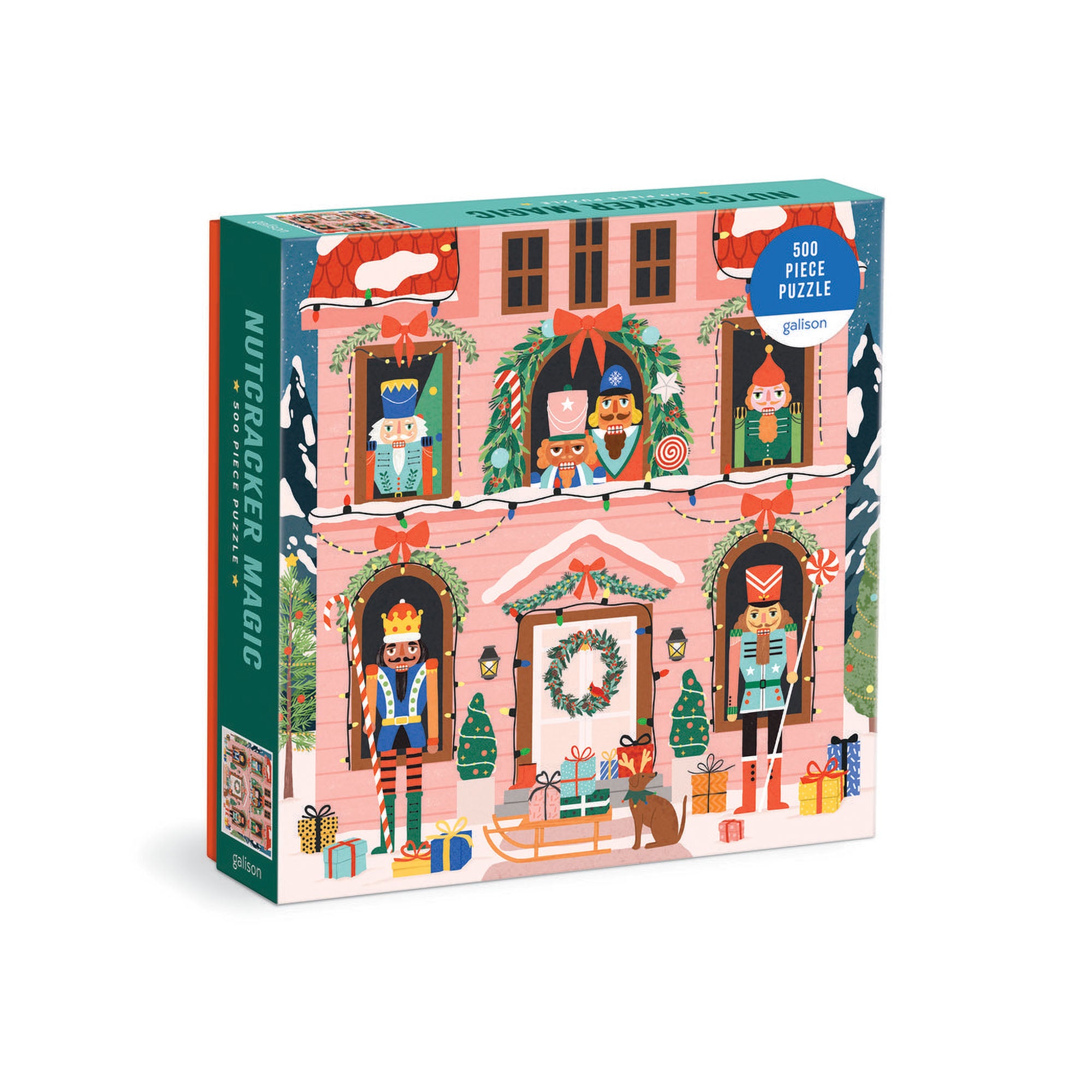 500 Piece Nutcracker Magic Puzzle - Christmas Holiday Jigsaw Puzzle for Adults & Kids - Perfect for Family Game Night & Winter Decor