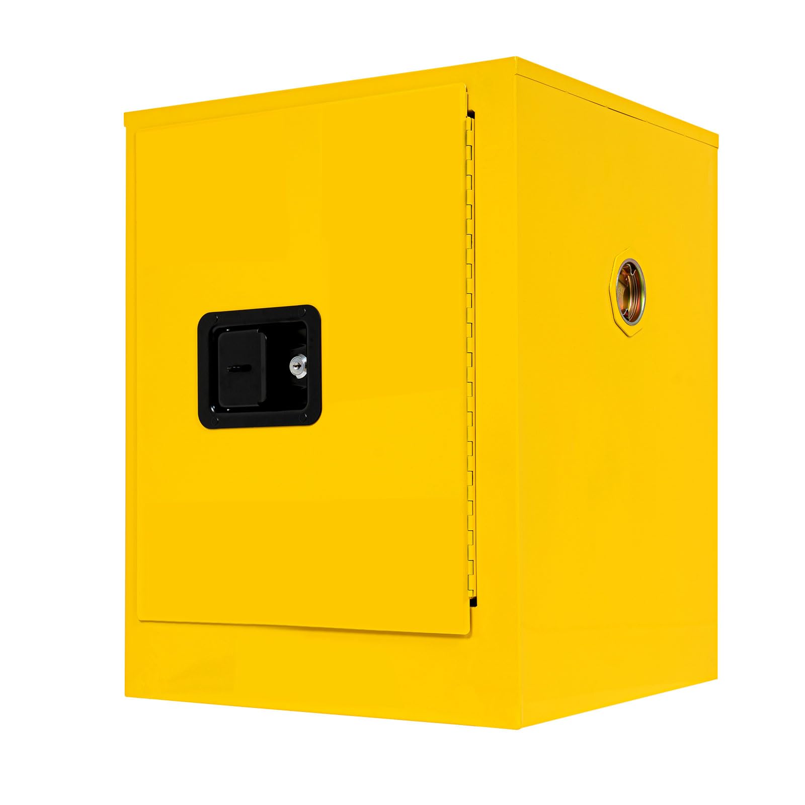 12 Gallon Flammable Storage Cabinet - Hazardous Chemical Safety Cabinet with Manual Door, 17