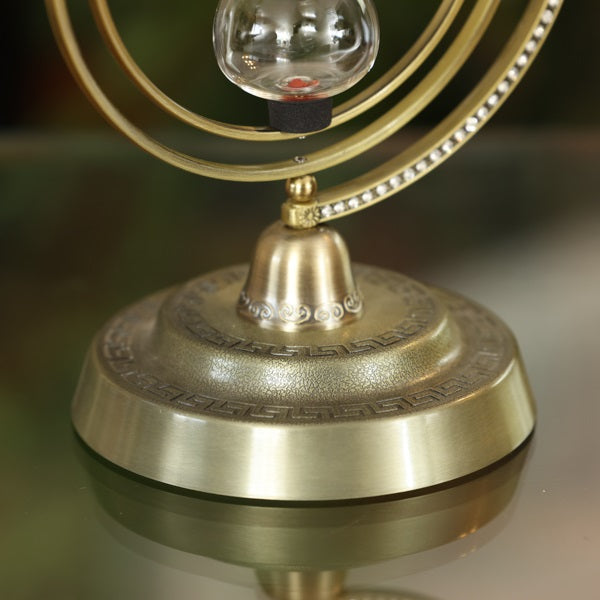 Bronze & Stone Time Turner Urn Rotating Hourglass - Perfect for Home Decor, Memorial Keepsake & Unique Gift