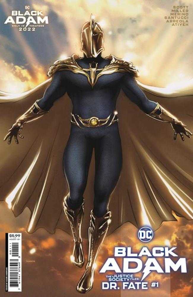 Black Adam The Justice Society Files Doctor Fate #1 (One Shot) Cover A Kaare Andrews - DC Comics Collectible Edition - Perfect for Superhero Fans & Comic Book Collectors