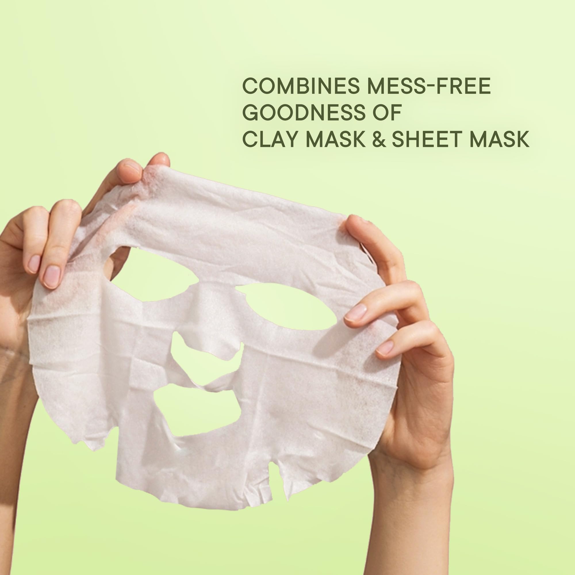 Quench Mud Sheet Mask with Cica Herb Repair | Korean Clay Face Mask for Oily & Acne-Prone Skin | Pore Tightening & Oil Control | Deep Cleansing & Skin Repair | Made in Korea (Pack of 1, 23ml) | Perfect for Spa Night & Post-Workout Skin Care
