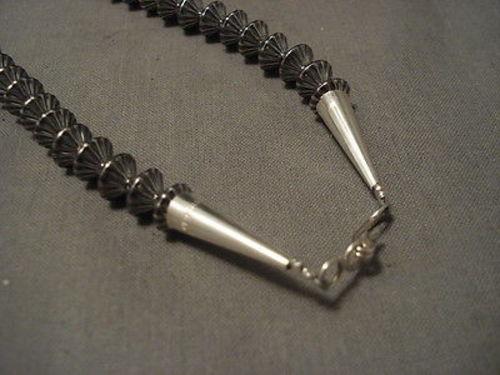 Handmade Vintage Navajo Hogan Silver Bead Turquoise Feather Necklace – Authentic Native American Jewelry for Women – Perfect for Boho Fashion, Festivals & Gift Giving