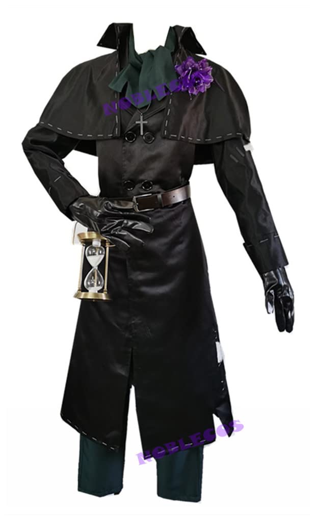 Identity V Gravekeeper Andrew Kreiss Cosplay Costume Full Set - Halloween Party, Anime Convention & Gaming Event Outfit
