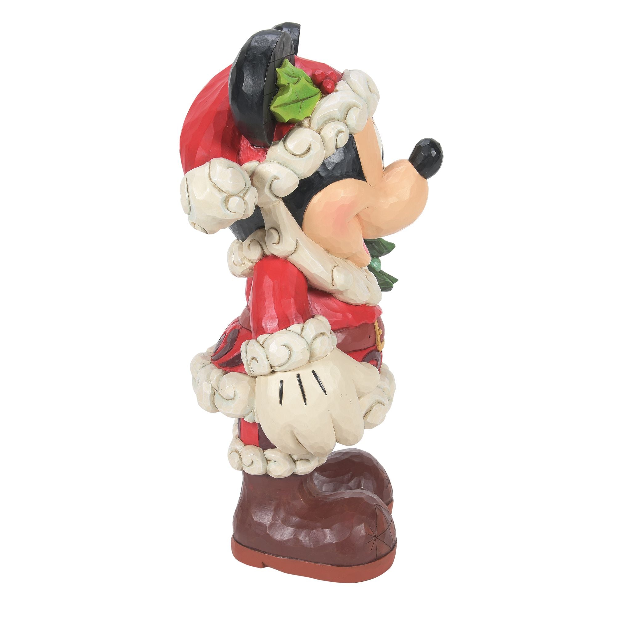 Santa Mickey Mouse Holding Christmas Tree - Disney Holiday Decor for Home, Party & Gift Giving