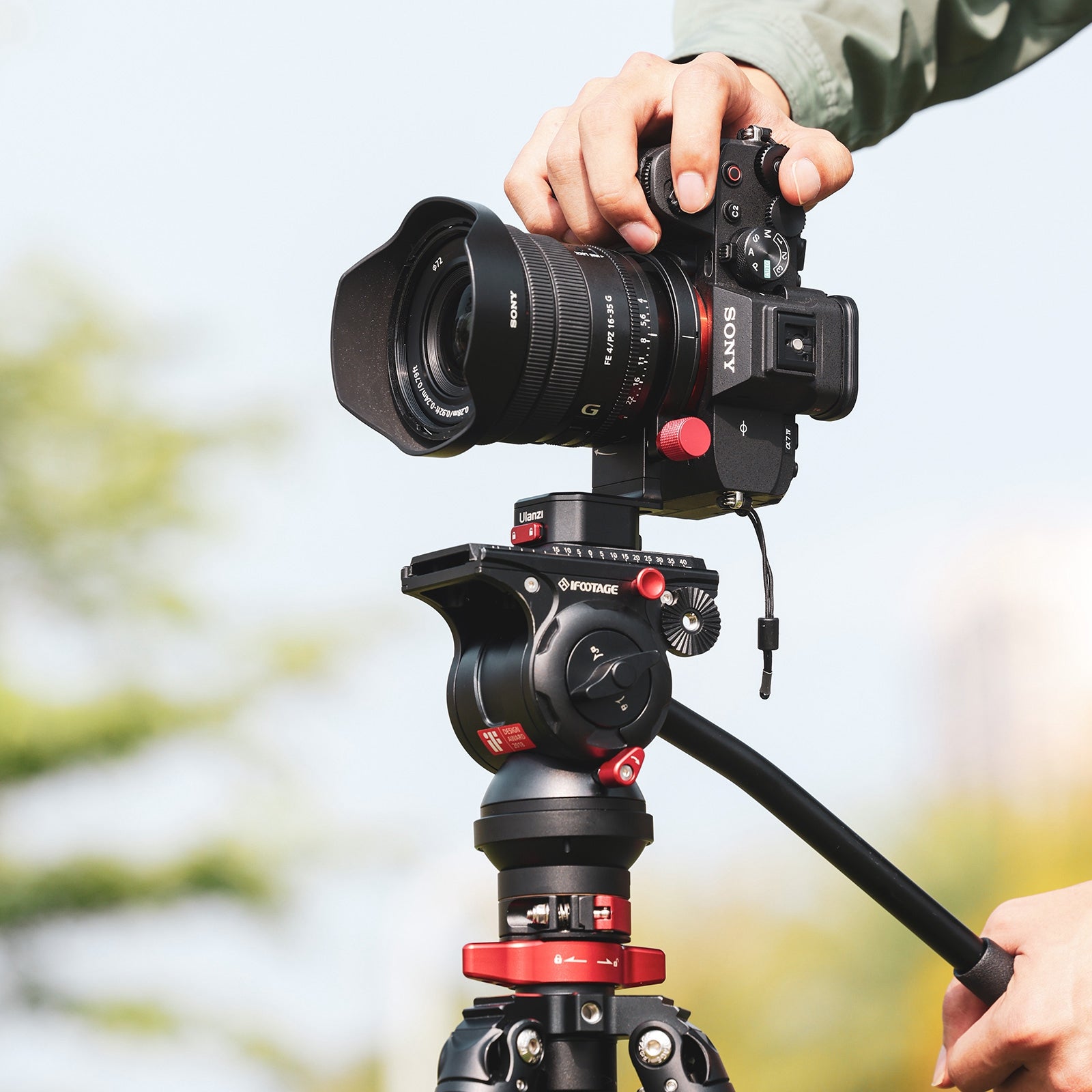 Ulanzi S63 Quick Release Rotatable Claw Mount Plate Kit - Horizontal to Vertical Camera Mount for DSLR, Mirrorless, Action Cameras | Perfect for Vlogging, Photography, and Video Shooting