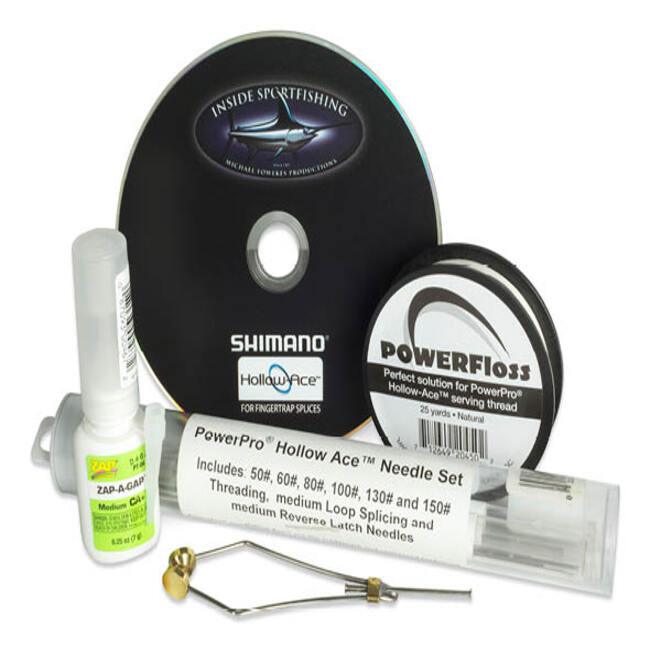Power Pro Hollow Ace Splice Kit - Premium Braided Fishing Line Repair Tool for Saltwater & Freshwater - Perfect for Offshore Angling, Trolling, and Heavy-Duty Fishing