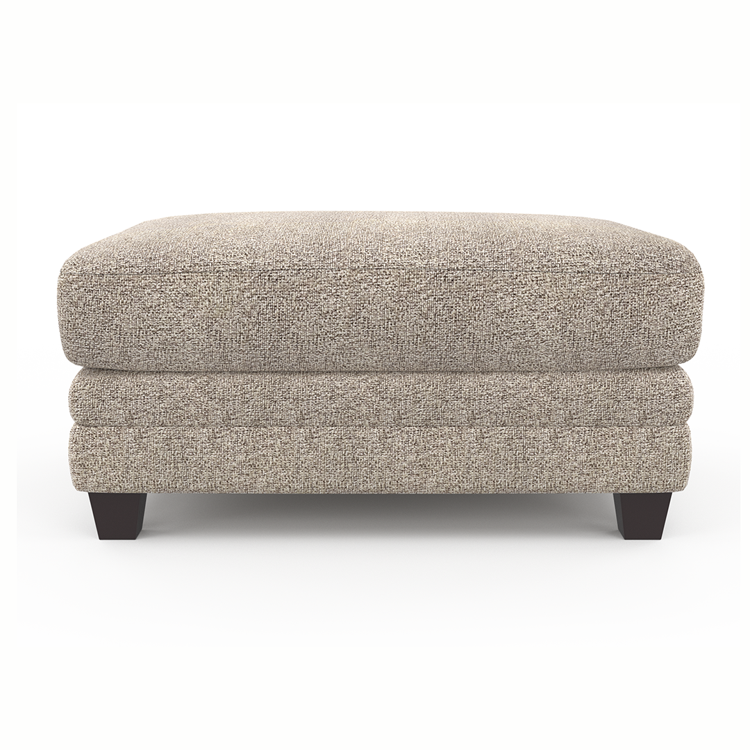 CozySoft Wool Ottoman Footrest - Plush & Durable Pouf for Living Room, Bedroom, Nursery - Perfect for Relaxing, Extra Seating & Home Decor