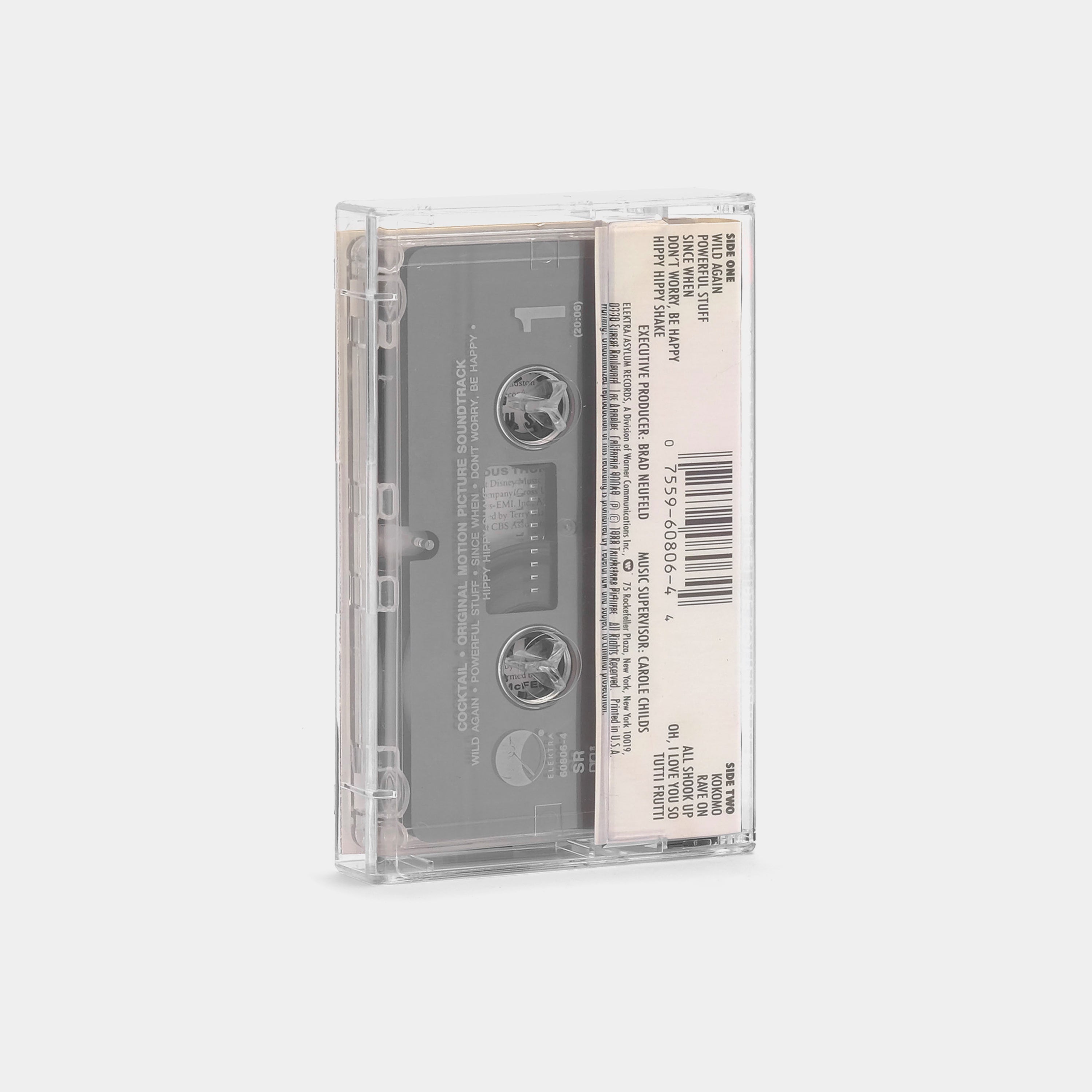Cocktail Original Motion Picture Soundtrack Cassette Tape - 80s Movie Music Collectible for Vinyl Enthusiasts & Retro Home Decor