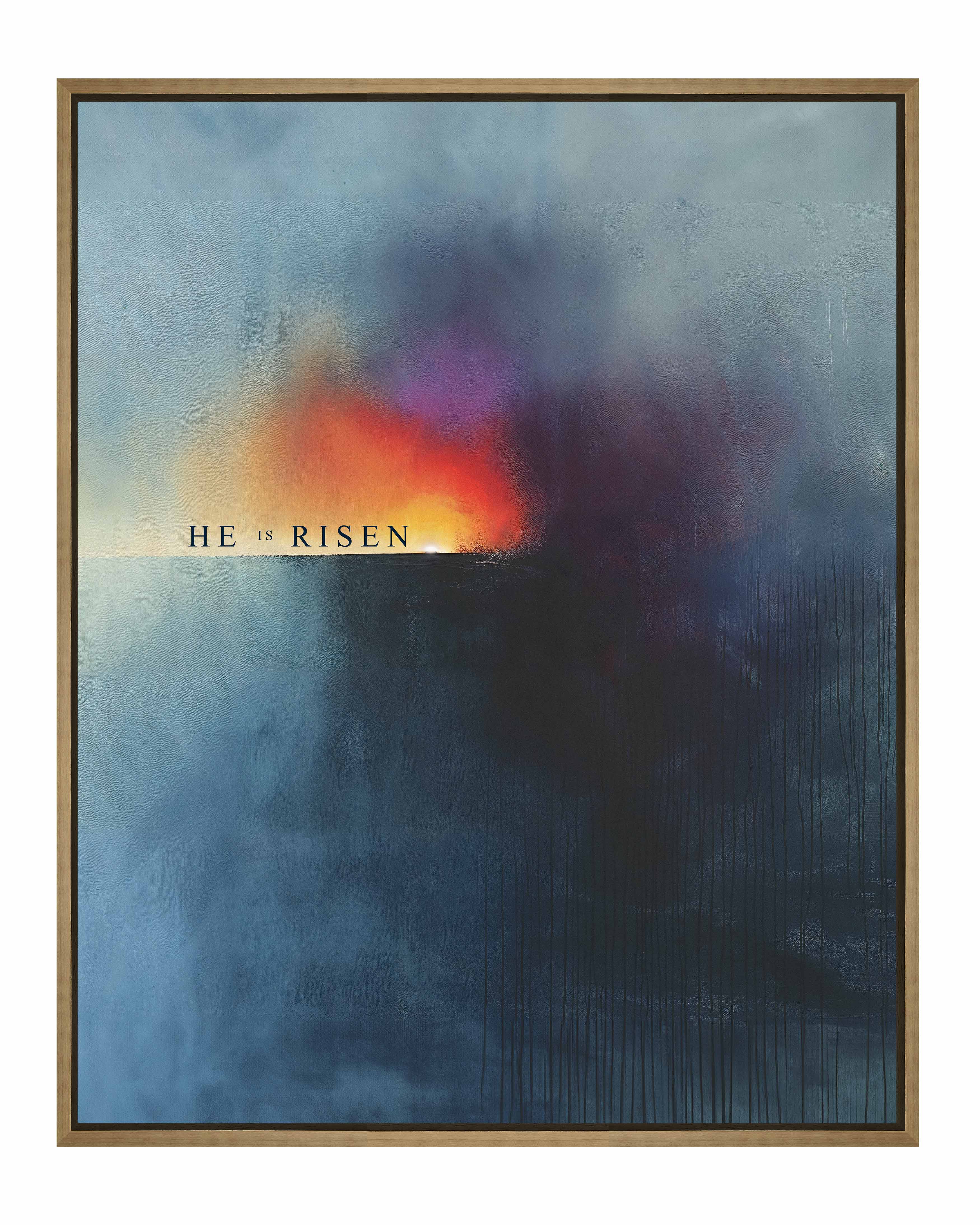 Jesus Christ Resurrection Gallery Wrapped Canvas - Religious Wall Art for Easter Decor, Church, Home & Office - Inspirational Christian Gift
