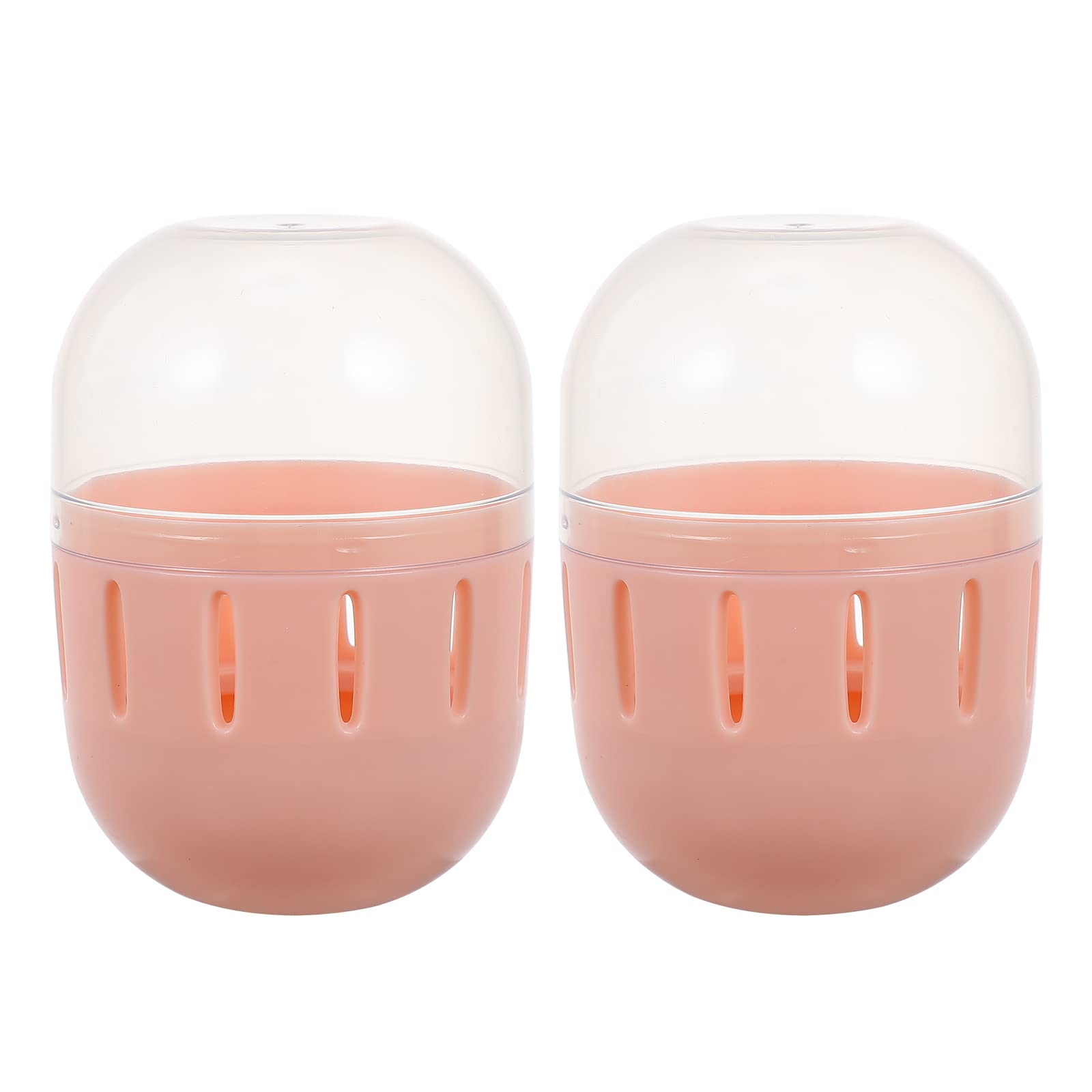 2Pcs Makeup Sponge Holder & Drying Case - Portable Cosmetic Blender Organizer Box for Travel, Home & Professional Makeup Storage | Epson Makeup Sponge Accessories