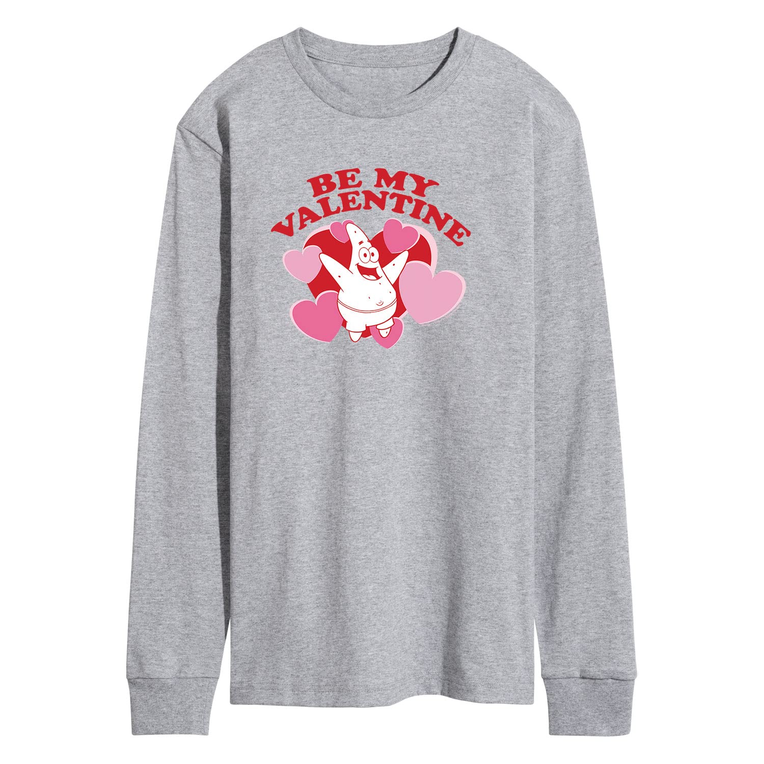 HYBRID APPAREL Spongebob Squarepants Heartbreaker Men's Long Sleeve T-Shirt - Cartoon Graphic Tee for Casual Wear, Gift for Fans, Funny Pop Culture Shirt for Everyday Outfits