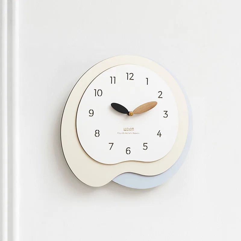 Simplicity Silent Pared Wall Clock - Modern Minimalist Home Decor for Living Room, Bedroom & Office | Battery Operated, No Ticking Noise