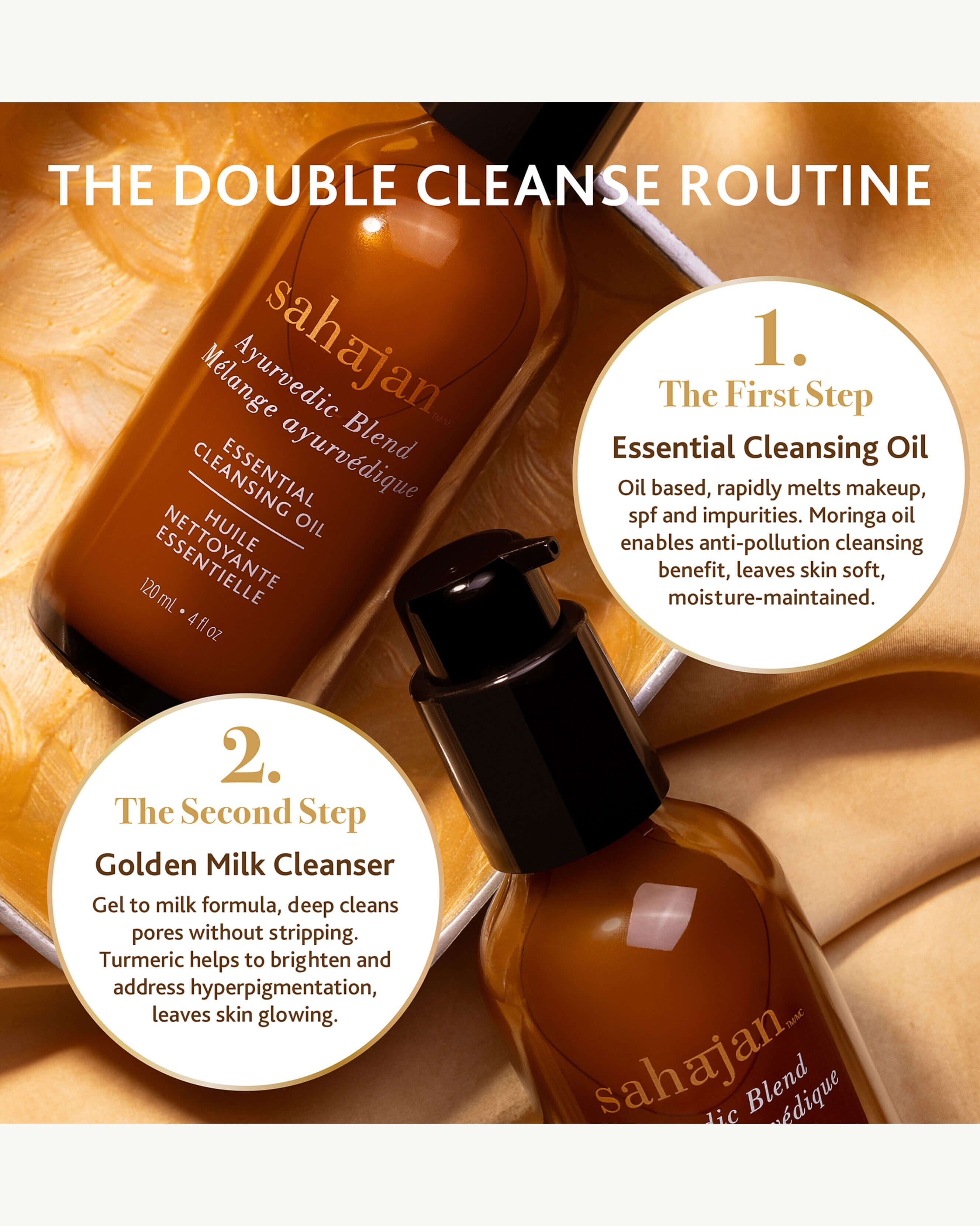 Golden Milk Cleanser with Turmeric & Vitamin C - Brightening Face Wash with Black Cumin Seed Oil for Glowing Skin | Gentle Daily Cleanser for Sensitive & Dry Skin