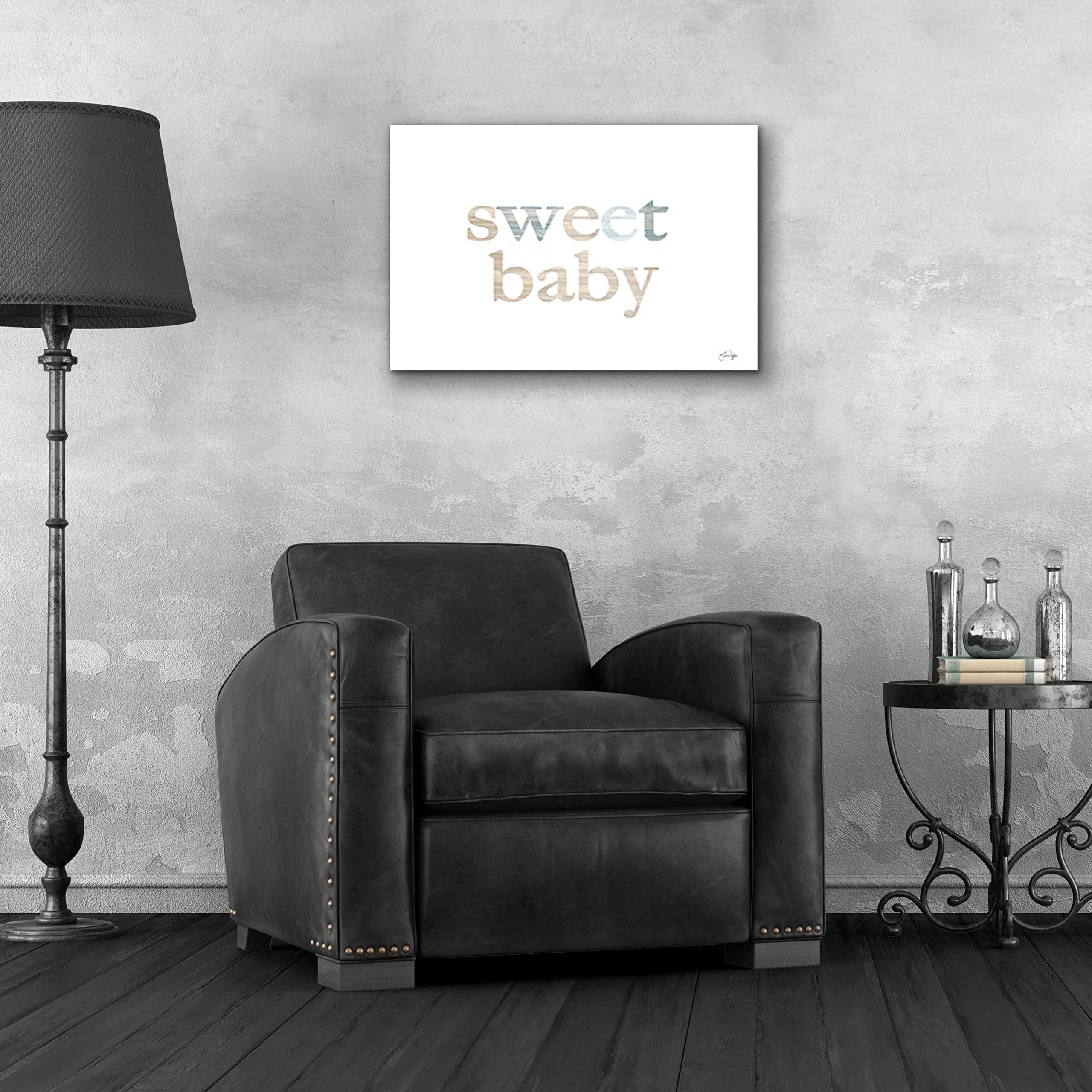 Epic Art 'Sweet Baby' by Yass Naffas Designs - Premium Acrylic Glass Wall Art 24x16 Inches - Modern Home Decor for Nursery, Bedroom & Living Room