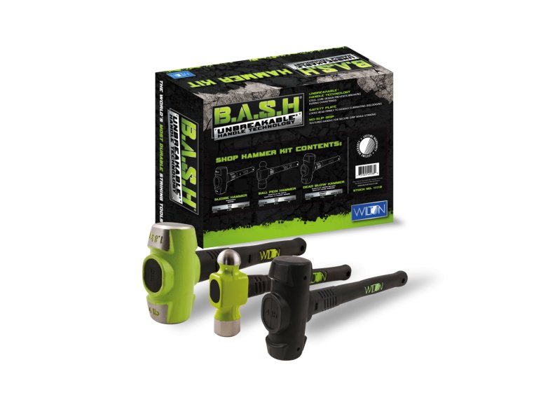 BASH® Professional Hammer Tool Kit - Heavy Duty Construction & Home Repair Tools for Carpentry, Woodworking, and DIY Projects - Perfect for Builders, Contractors, and Handymen