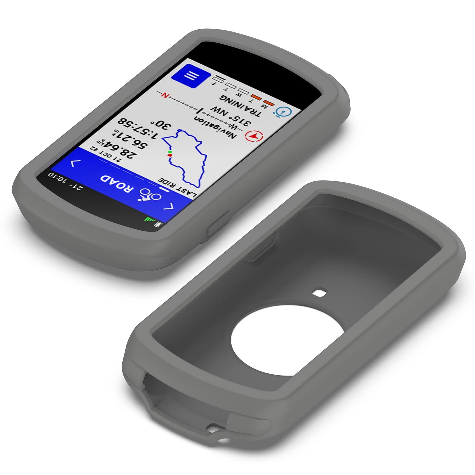 Garmin Edge 1040 Bike Computer Case - Shockproof Silicone Protective Cover for Cycling GPS | Durable Bumper Guard for Mountain & Road Biking Accessories (Gray)