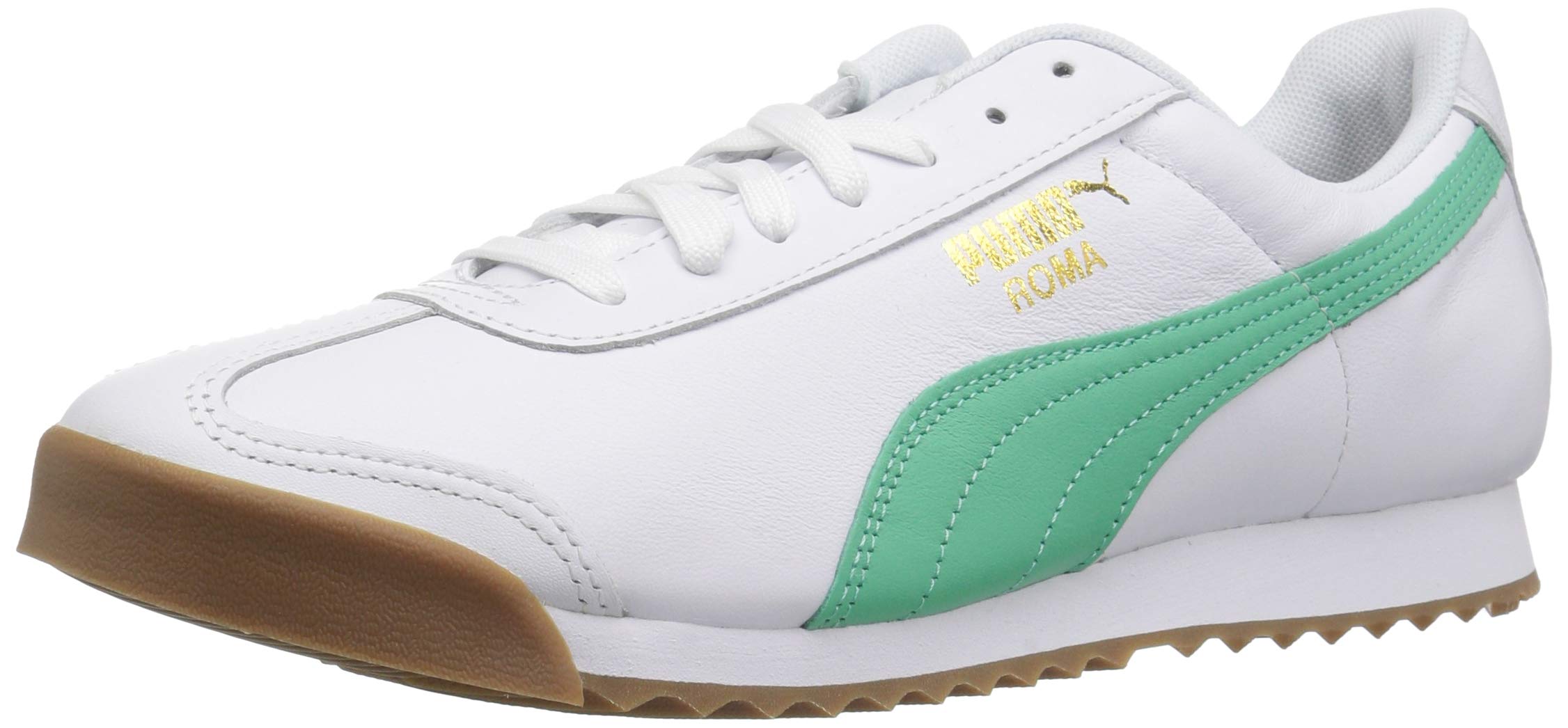 PUMA Men's Roma Classic Gum Sneakers - Casual Athletic Shoes for Men | Comfortable Walking & Running Sneakers | Perfect for Gym, Workout & Everyday Wear