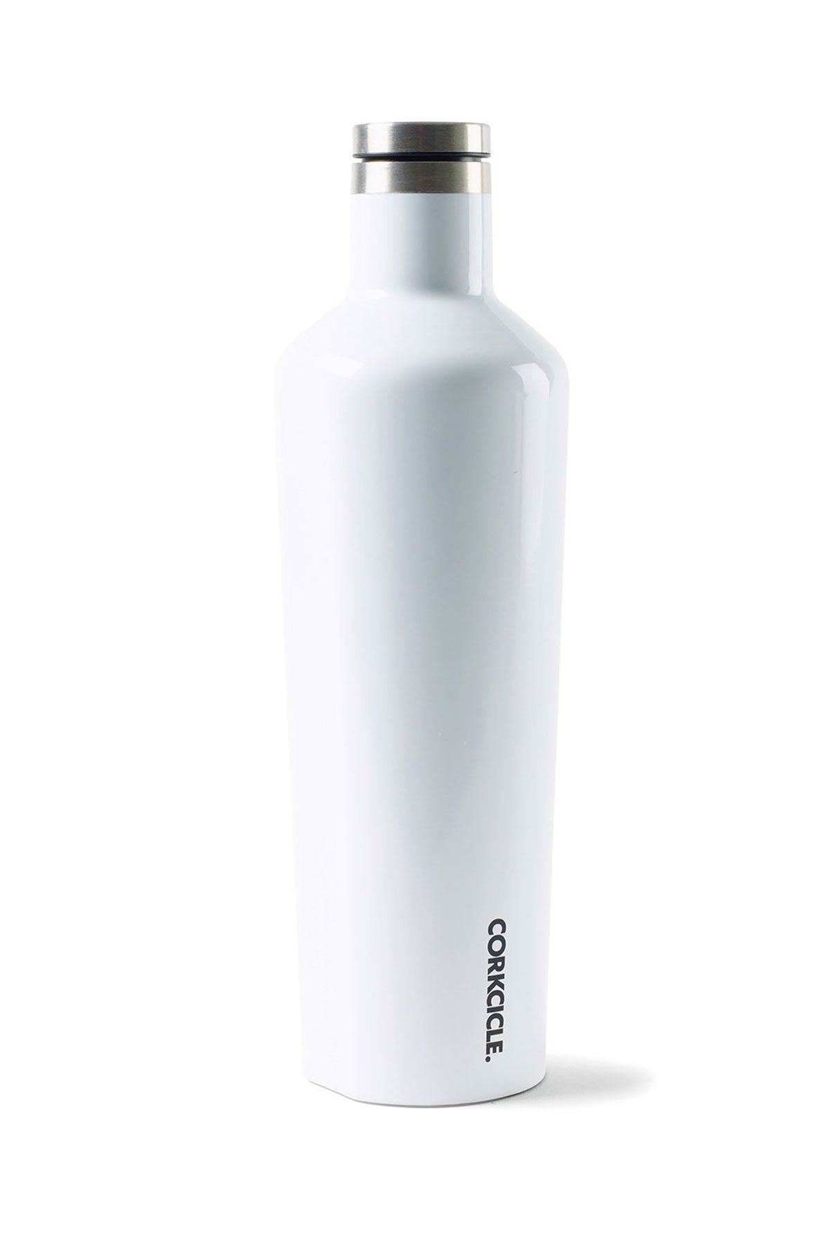 Corkcicle 25 Oz Stainless Steel Insulated Canteen Water Bottle - White | Leakproof & Sweatproof | Perfect for Hiking, Camping & Outdoor Adventures