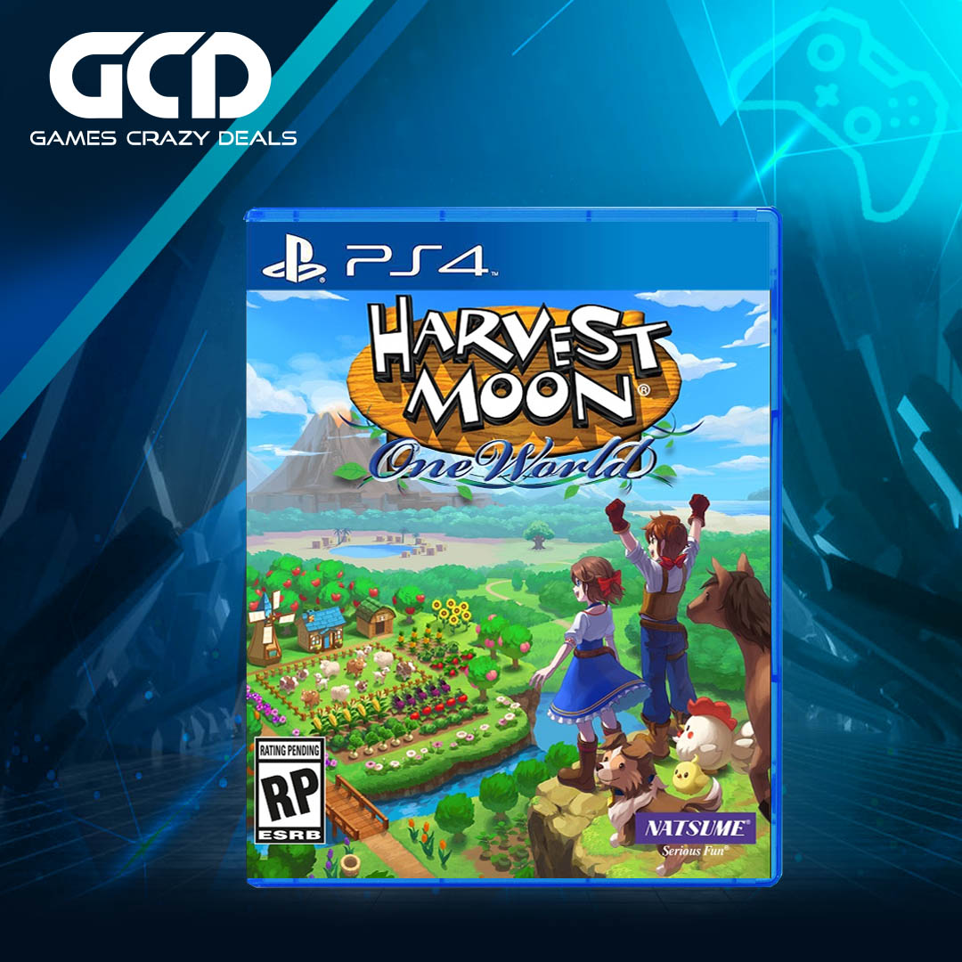 Harvest Moon: One World for PS4 - Farming Simulation Game with Free Gift - Perfect for Relaxing Farm Life Adventures