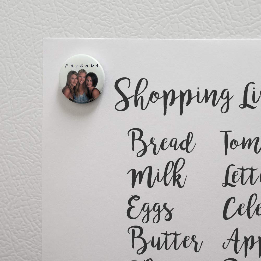 Friends TV Show Themed Refrigerator Magnets - Set of 4 Funny Kitchen Decor Memes for Fans - Perfect for Fridge, Lockers, Office & Gifts