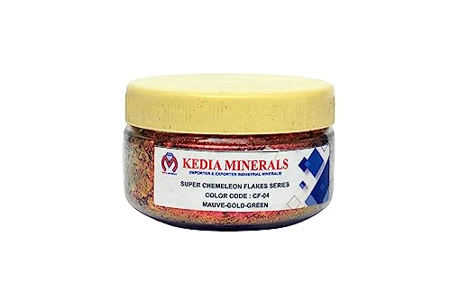 Kedia CF-04 Super Chameleon Flakes - Color Shift Pigment Powder for Epoxy Resin, Soap Making, Bath Bombs & Candle Crafting - Auto Paint, Nail Art, Eyeshadow & Hyper Shift Nail Polish (2g) - Perfect for DIY Projects, Cosmetics & Automotive Customization
