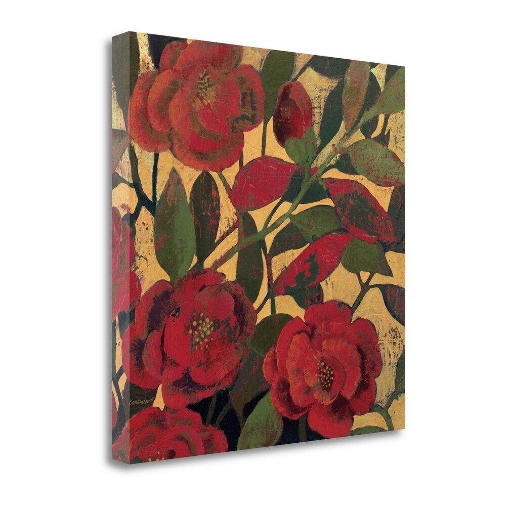 Abundant Roses II by Kathrine Lovell - Premium Giclee Art Print on Gallery Wrapped Canvas, Ready to Hang Wall Decor for Living Room, Bedroom & Office