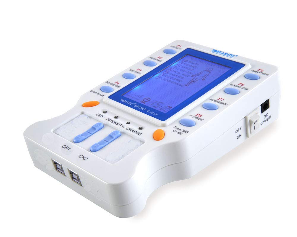 TENS EMS Unit - 2 Channel Electronic Muscle Stimulator with Russian Stim, IFC, ARP & Microcurrent Therapy for Pain Relief, Muscle Recovery & Toning - Perfect for Athletes, Arthritis Sufferers & Home Fitness