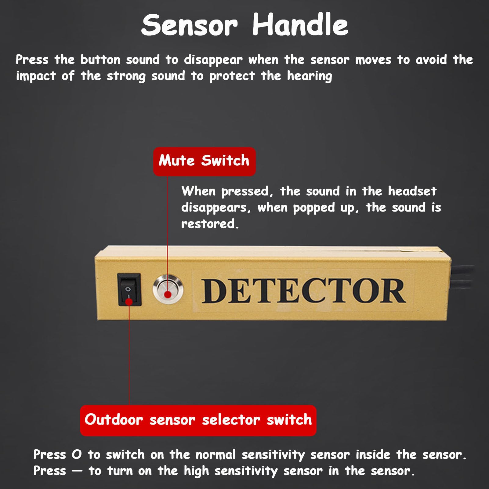 Professional Water Leak Detector for Plumbing - Indoor & Outdoor Use with Adjustable 4 Gears & Headset | Locate Underground Pipe Leaks in Homes, Basements, Yards & Commercial Buildings