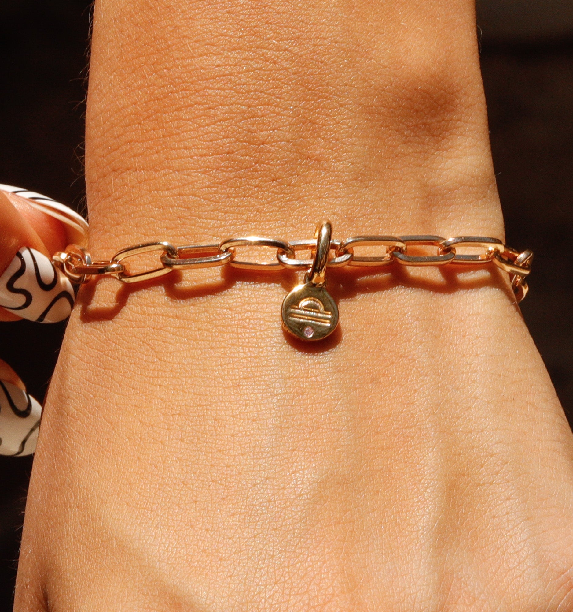 Libra Zodiac Bracelet for Women - Sterling Silver Birthstone Charm Jewelry - Perfect for Birthday Gifts & Daily Wear