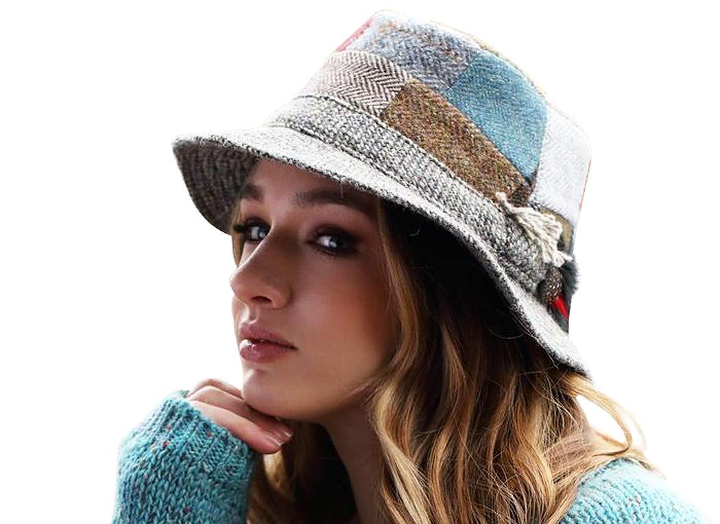 Authentic Irish Walking Hats - 100% Wool Donegal Tweed Hanna Hats | Handmade in Ireland | Perfect for Outdoor Adventures, Hiking & Casual Wear