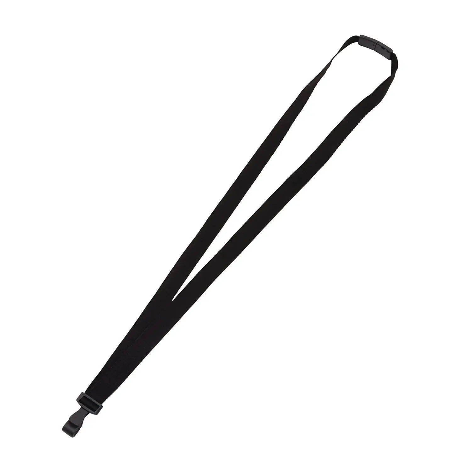Advantus Breakaway Lanyard with Plastic Hook - 36 Inch Black Safety Lanyards (12 Pack) for ID Badges, Keys & Event Passes - Office, School & Conference Use