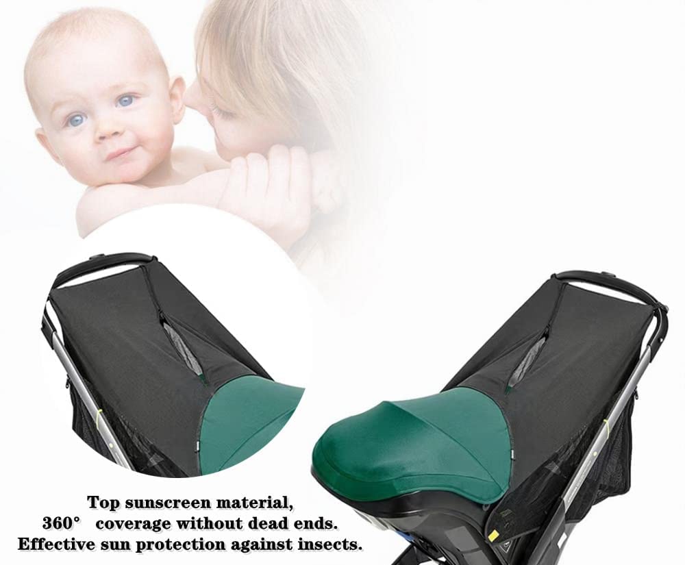 **Doona Stroller Sun Shade Extension - UV Protection Canopy Cover for Baby Car Seat & Stroller, Anti-UV Snooze Shade for Buggy & Carrycot - Perfect for Outdoor Walks, Beach Trips & Travel**
