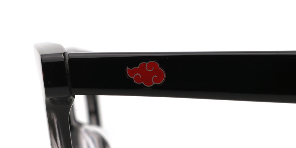 JINS x NARUTO Itachi Uchiha Model Black Anime Glasses - Stylish Eyewear for Cosplay, Anime Fans & Everyday Wear