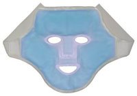 Accurate Manufacturing Reusable Hot/Cold Therapy Gel Face Mask - Blue, 12-Pack for Pain Relief & Skin Care | Perfect for Migraines, Sinus Pressure & Post-Surgery Recovery