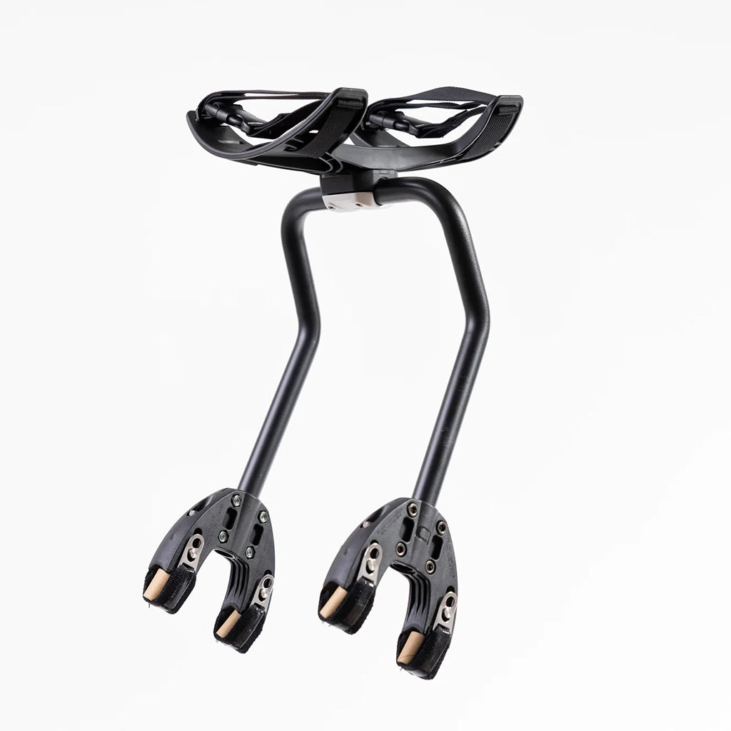 Aeroe Spider Fat Bike Rear Rack with Spider B - Heavy Duty Cargo Carrier for Mountain & Fat Tire Bikes - Perfect for Bikepacking, Commuting & Outdoor Adventures (Black)