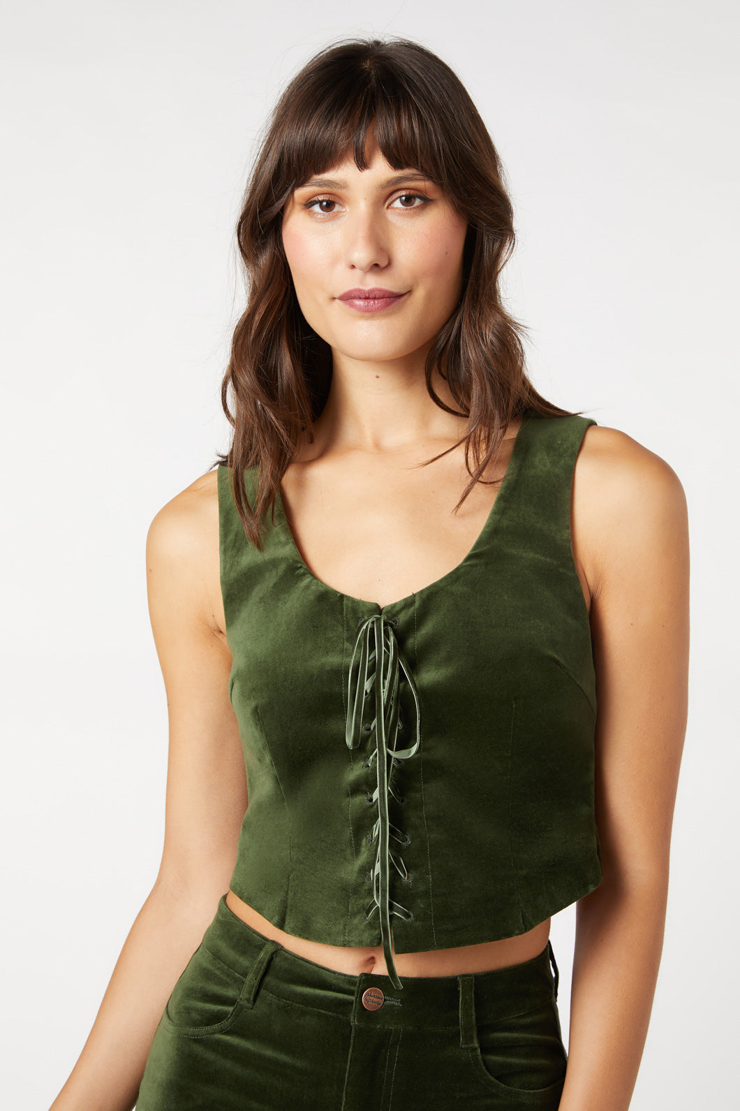 Sadie Velvet Vest for Women - Soft & Stylish Sleeveless Jacket - Perfect for Layering, Office Wear & Evening Outfits