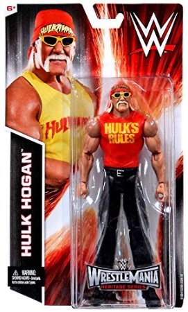 Official WWE WrestleMania 31 Hulk Hogan Action Figure - Collectible Wrestling Toy for Fans & Display - Perfect for Play, Gifts, and WWE Memorabilia Collections