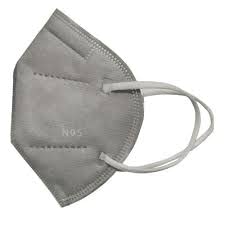 Medipack N95 Face Mask - Reusable, Washable & Adjustable Head Loop for Men & Women - Grey Color - Perfect for Work, Travel & Daily Protection