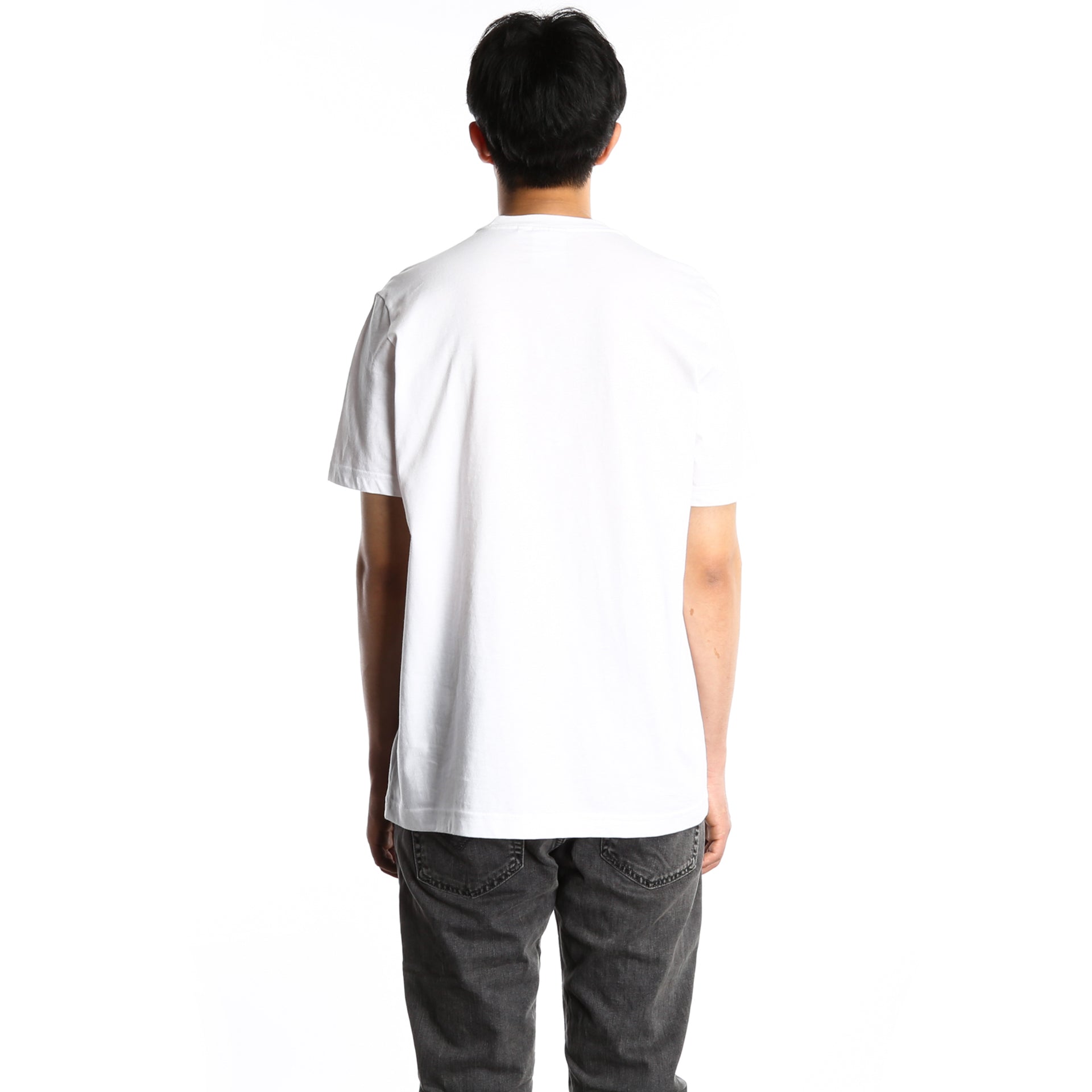 Adidas Men's Trefoil Graphic T-Shirt - White Cotton Casual Tee for Streetwear & Everyday Outfits