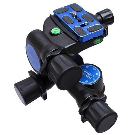 Benro GD3WH Professional Geared Tripod Head for DSLR & Mirrorless Cameras - Perfect for Landscape, Macro & Studio Photography